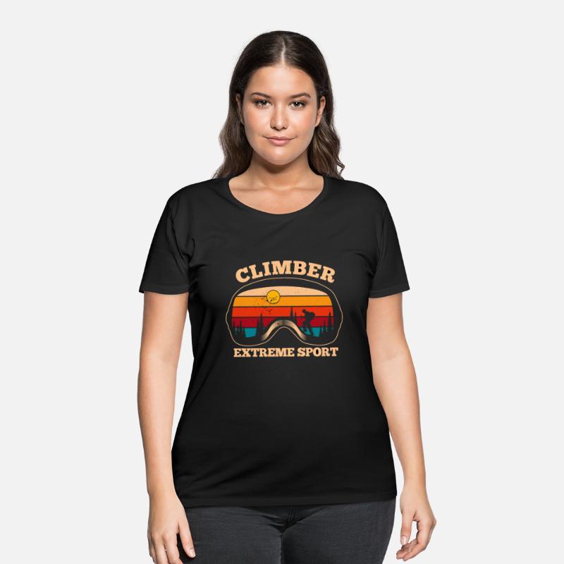 Climber Pine Extreme Sport Retro Style Vintage