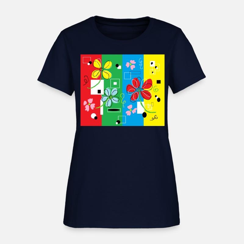 Color Block Blossoms