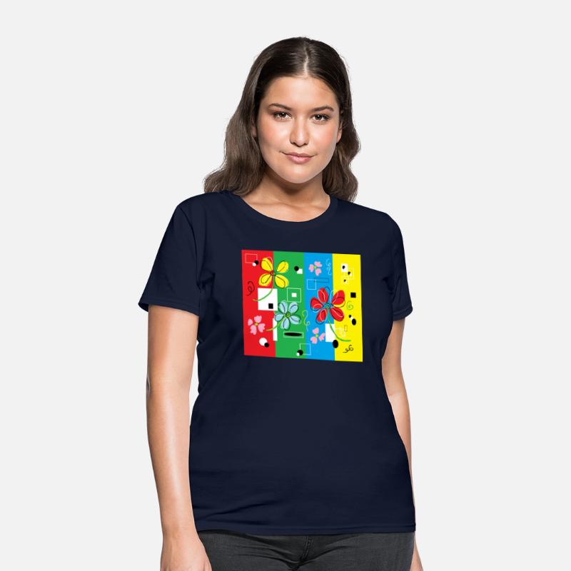 Color Block Blossoms