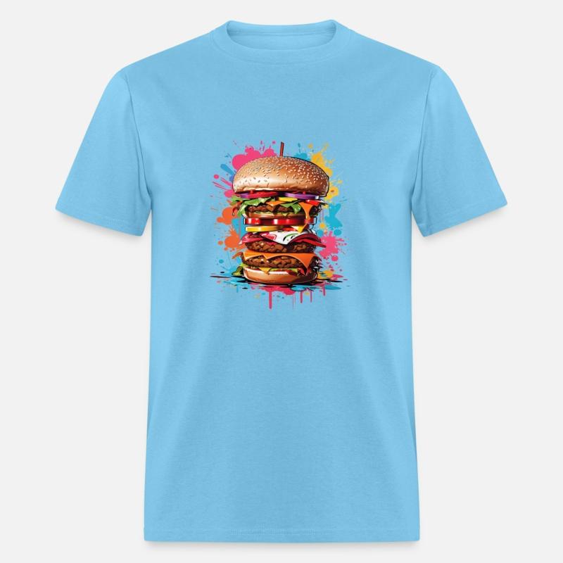 Colorful Hamburger: Flavor and Fun