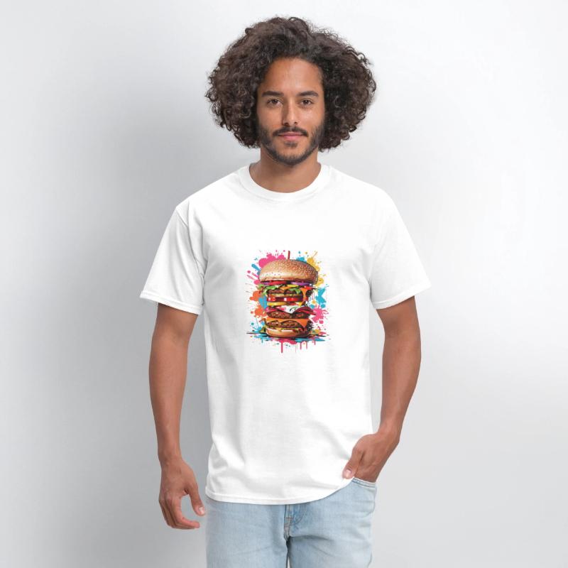 Colorful Hamburger: Flavor and Fun