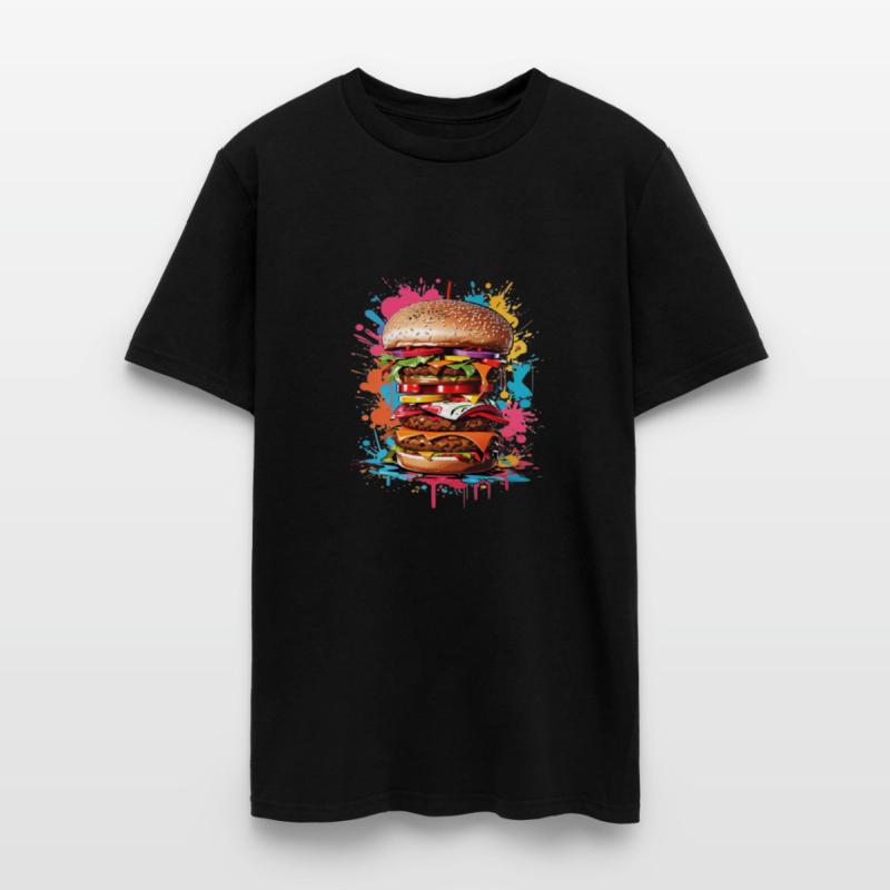 Colorful Hamburger: Flavor and Fun
