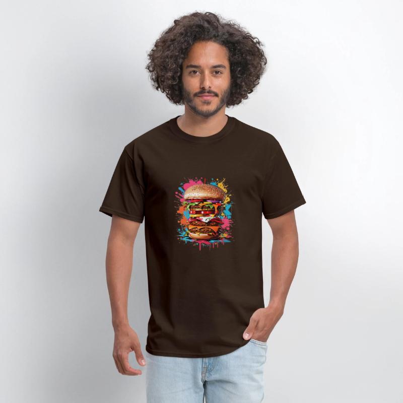 Colorful Hamburger: Flavor and Fun