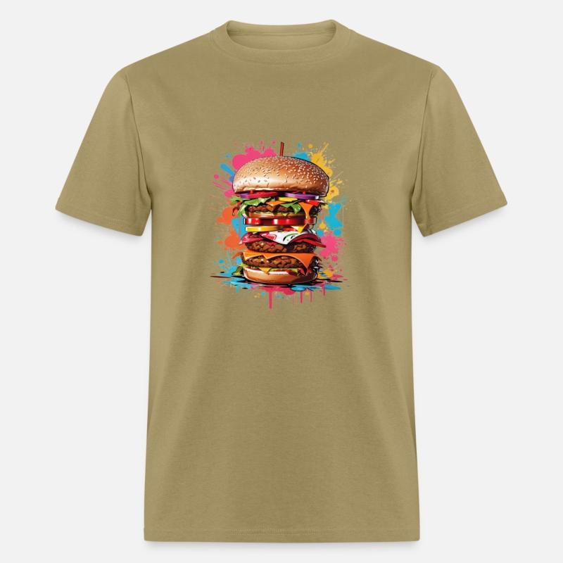 Colorful Hamburger: Flavor and Fun