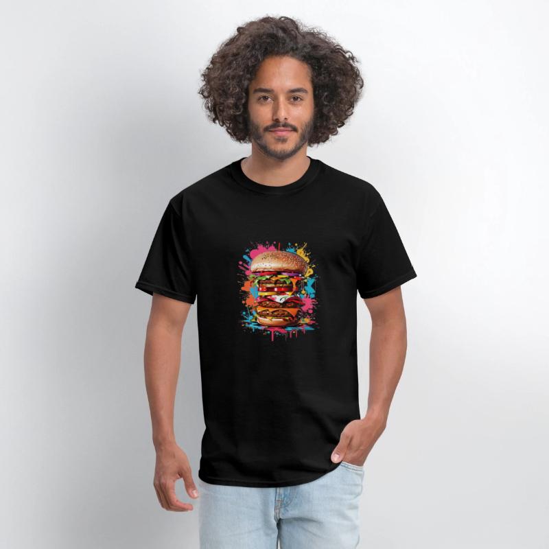 Colorful Hamburger: Flavor and Fun