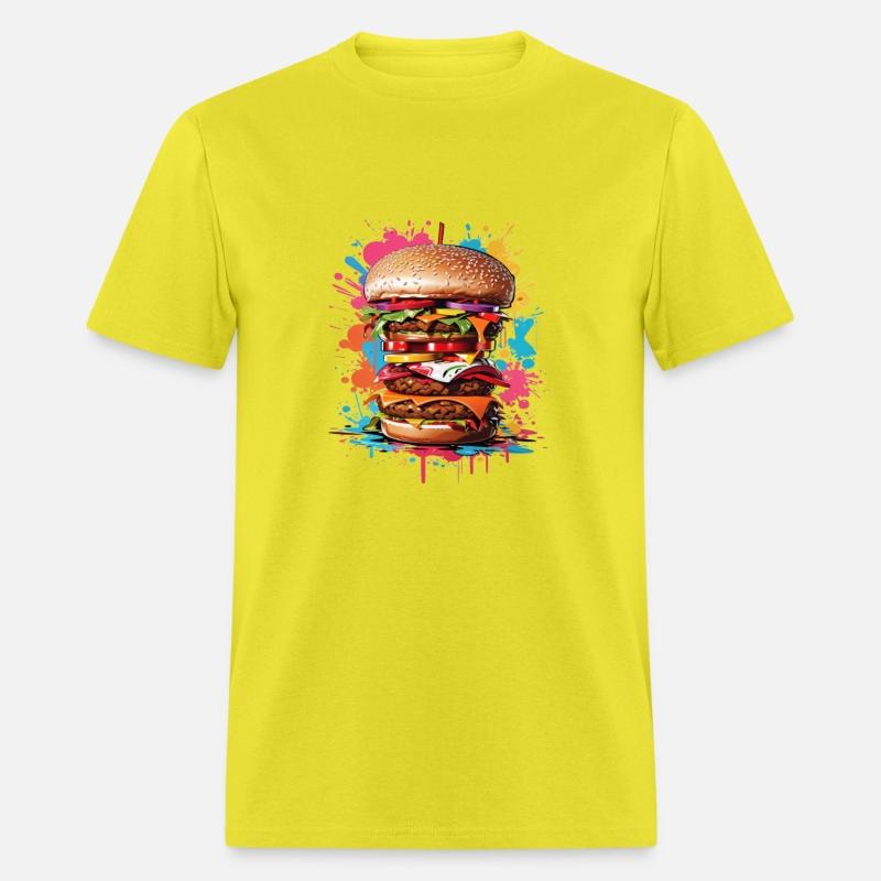 Colorful Hamburger: Flavor and Fun