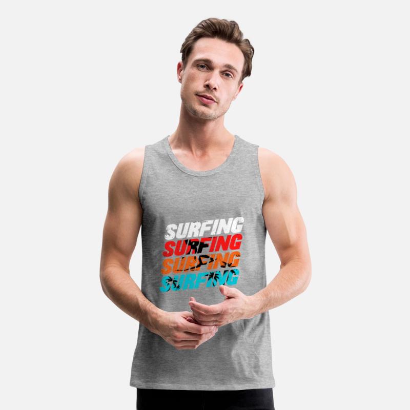 Colorful lettering SURFING