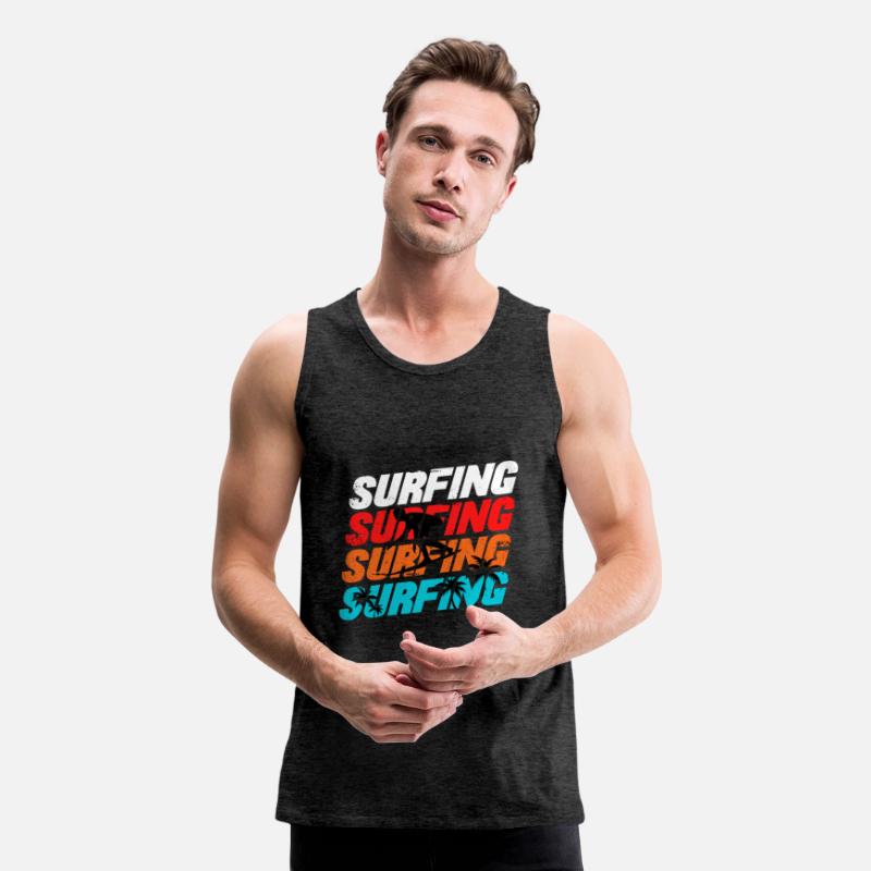 Colorful lettering SURFING