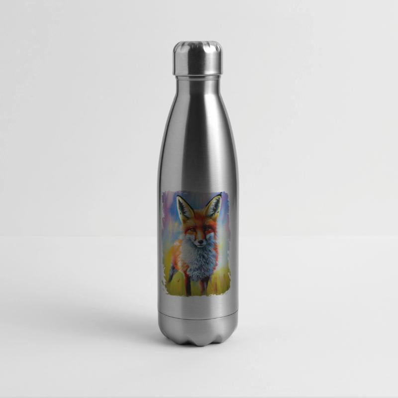 Colorful Orange Fox Art