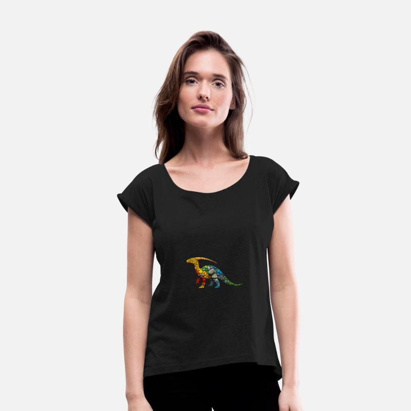 Colorful Pebble Brachiosaurus Dinosaur