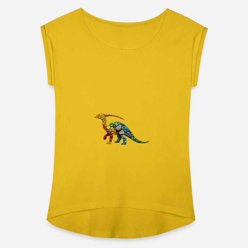 Colorful Pebble Brachiosaurus Dinosaur