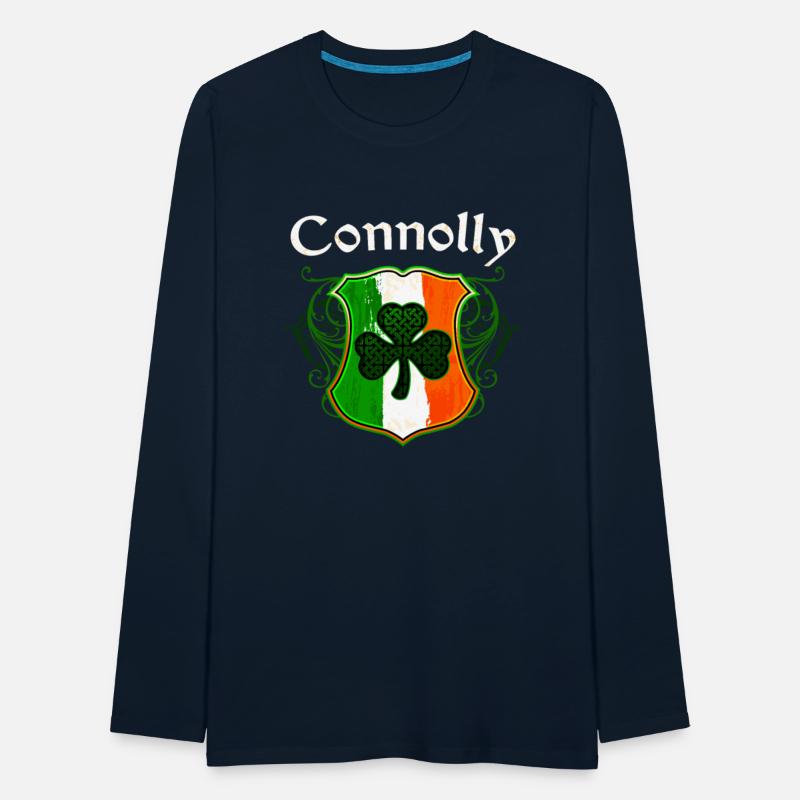 Connolly Irish Surname Ireland Flag Shamrock