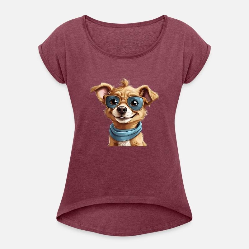 Cool Cartoon Dog with Sunglasses