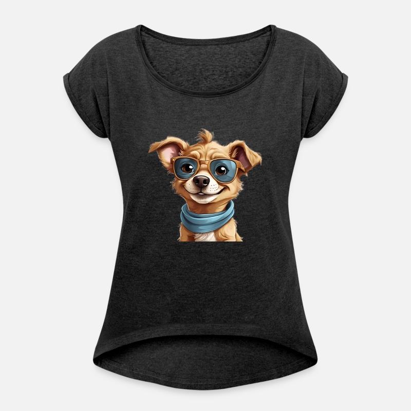 Cool Cartoon Dog with Sunglasses