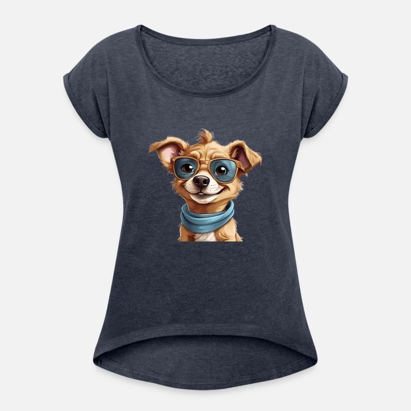 Cool Cartoon Dog with Sunglasses