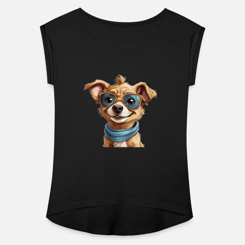 Cool Cartoon Dog with Sunglasses