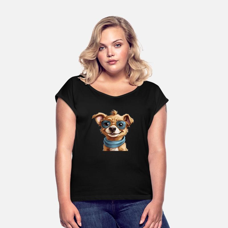 Cool Cartoon Dog with Sunglasses