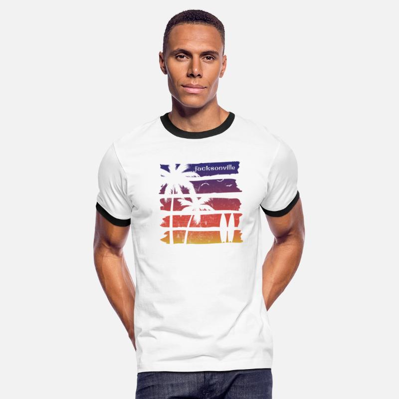 Cool Jacksonville Florida Surfing Fan Beach Palm