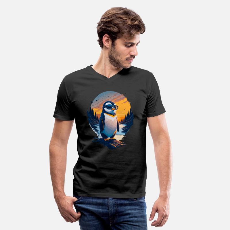 Cool Penguin with glasses