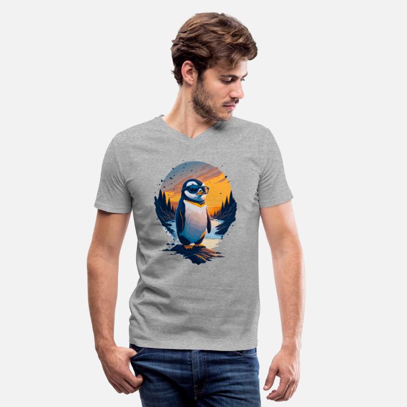 Cool Penguin with glasses