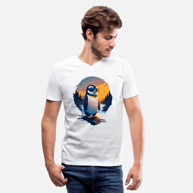 Cool Penguin with glasses