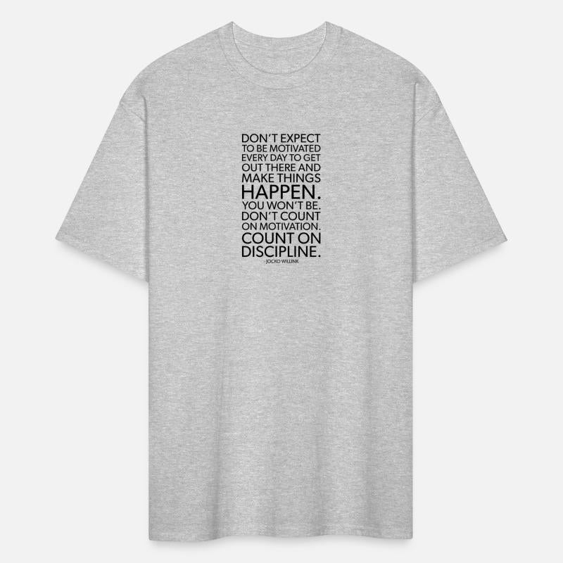 count on discipline BLACK