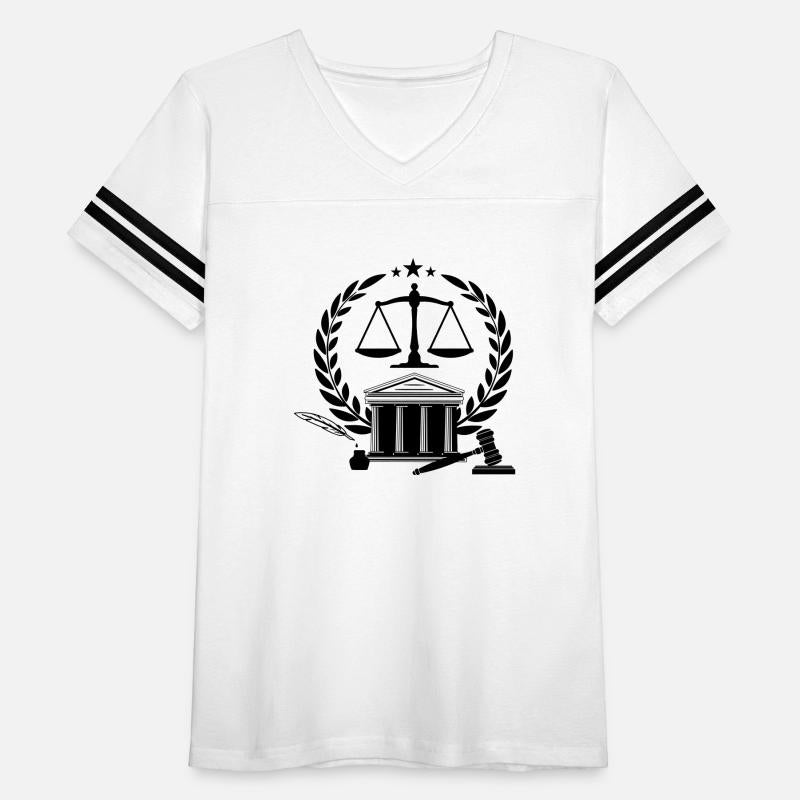 Court with scales in laurel wreath