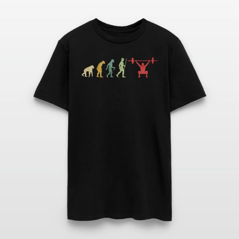 Cross Traiing Man Lifting Weights Evolution