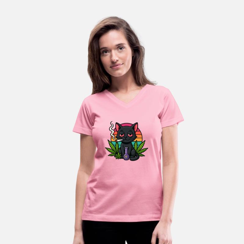 Cute Cat Smoking Weed