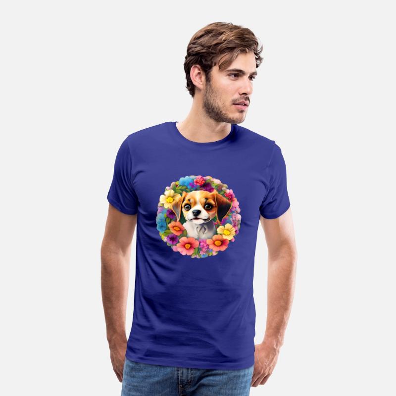 Cute Floral Chihuahua Dog T-shirt ,Funny Dog Tee