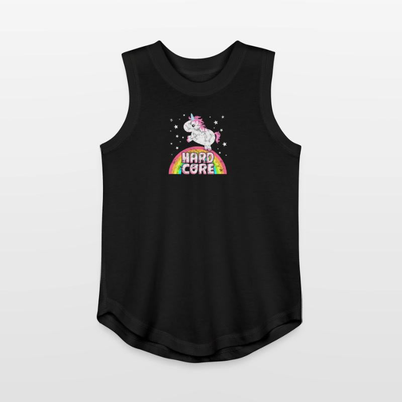 Cute Ironic Hardcore Music Festival Party Unicorn