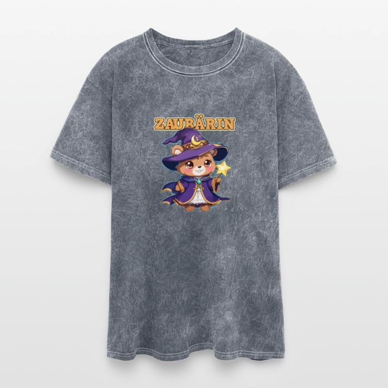 Cute Magic Bear ZAUBÄRIN with Wizard Hat and Star