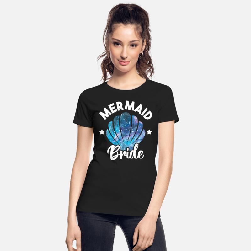 Cute Mermaid Bride Seashell Matching Mermaid