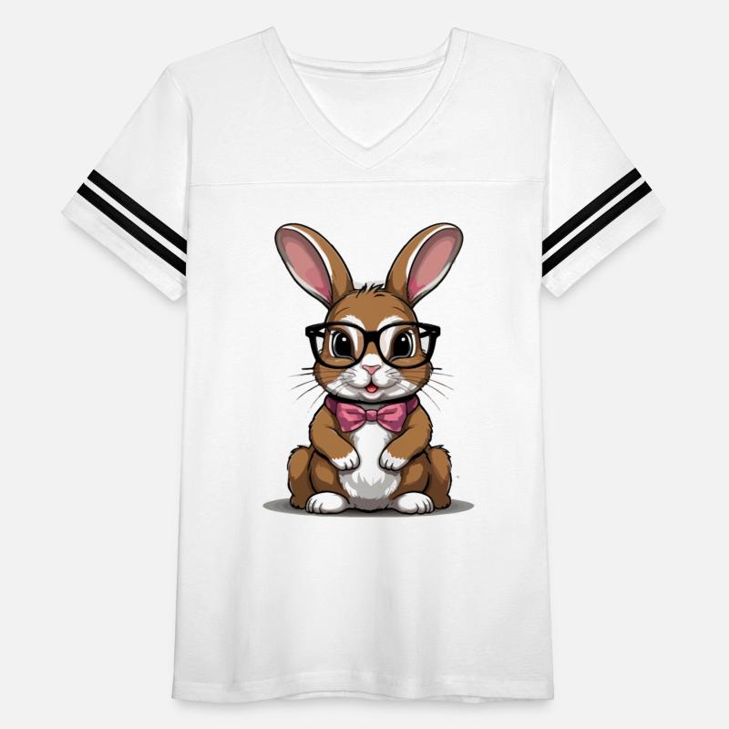 Cute Rabbit with Glasses Easter Bunny