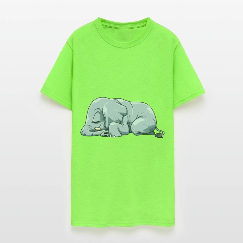 Cute Sleeping Elephant for a Elephant Lover