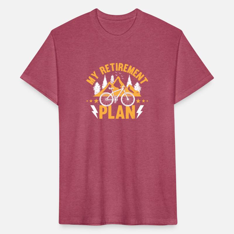 Cycling Retired Grandpa Cyclist Retirement Plan Bi