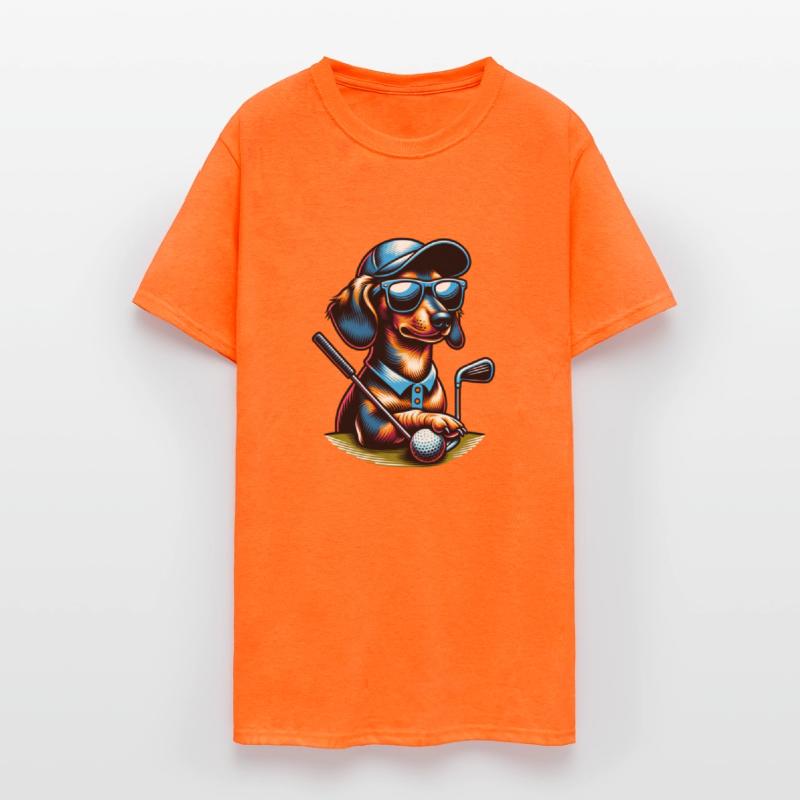 Dachshund Golfer Golf Course Dog Owner