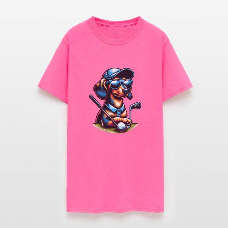 Dachshund Golfer Golf Course Dog Owner