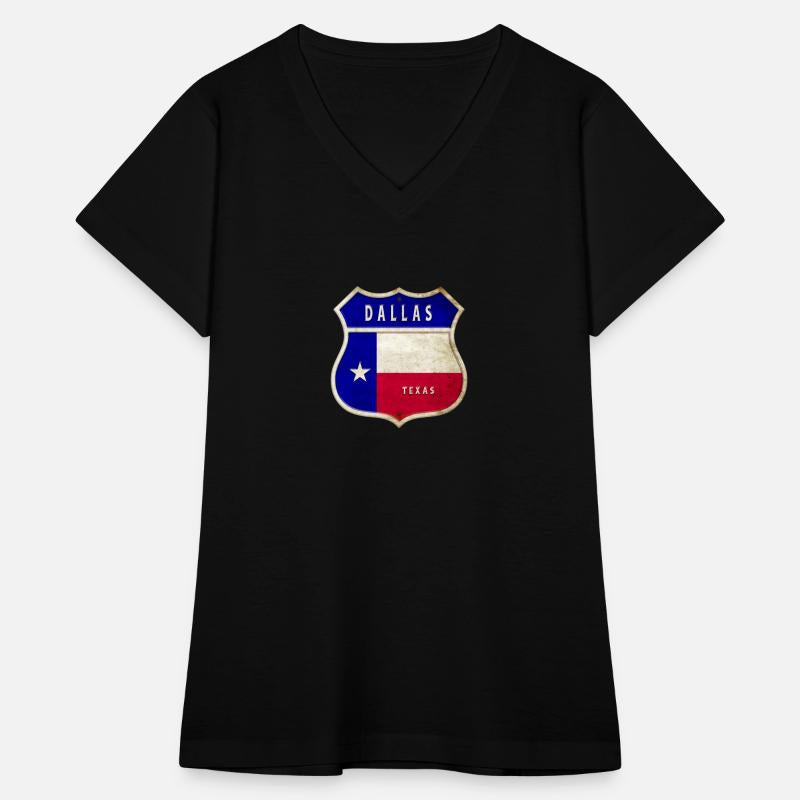 Dallas Texas crest flag design