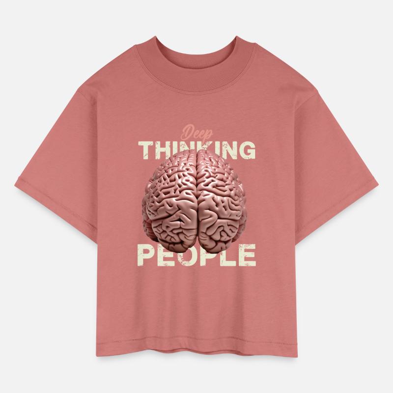 Deep Thinking People Large T-Shirt