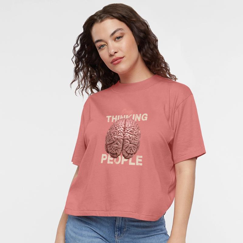 Deep Thinking People Large T-Shirt