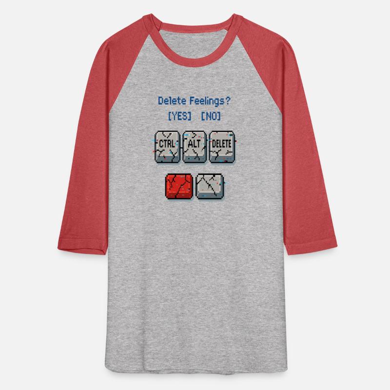 Delete Feelings Pixel Art Shirt