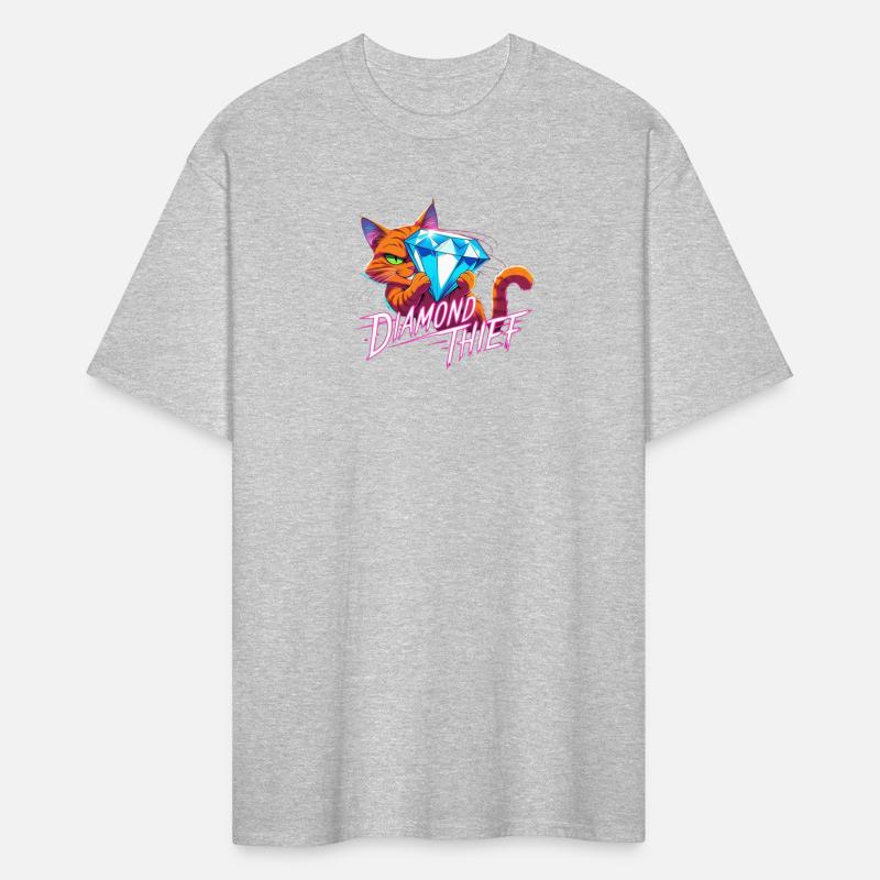 Diamond Thief Cat Illustration