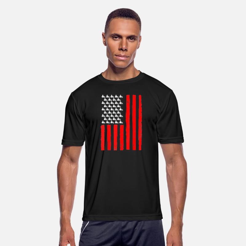 Distressed American Flag Motocross