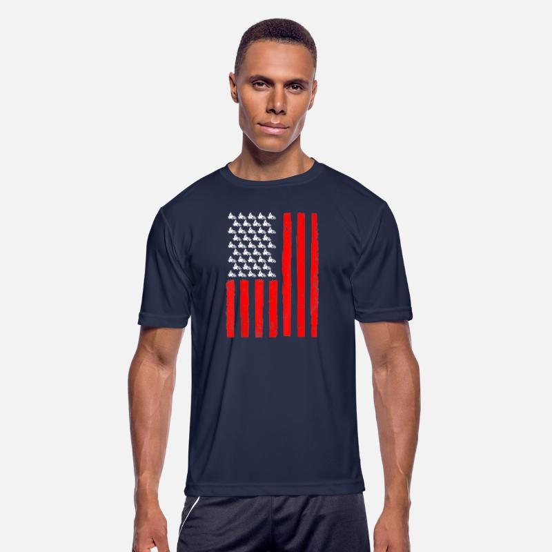 Distressed American Flag Motocross