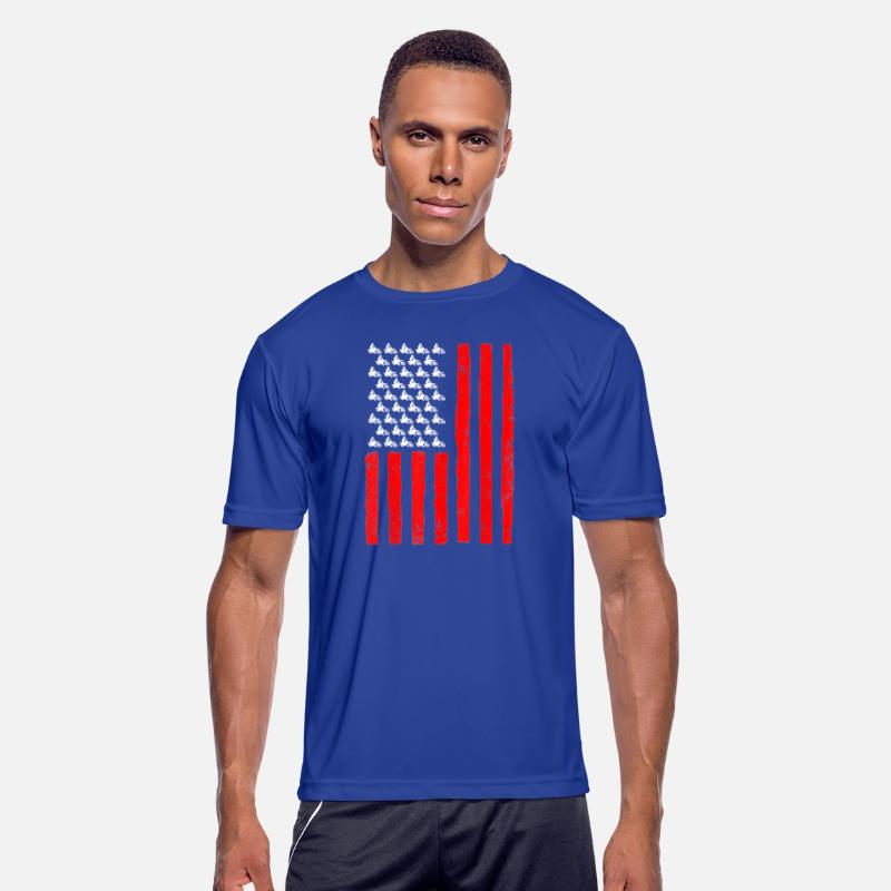 Distressed American Flag Motocross