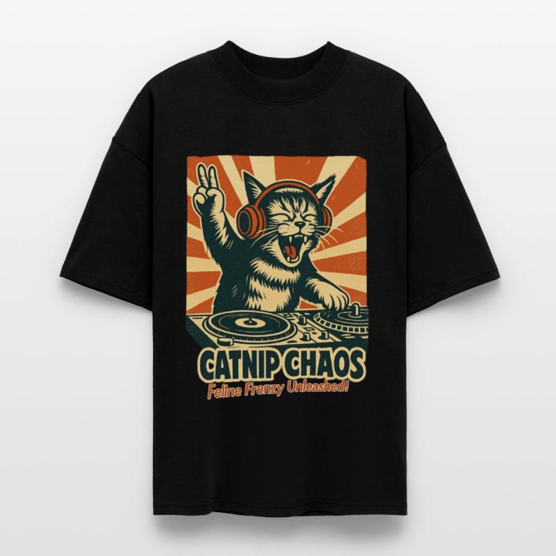 DJ Kitty Vibes – Retro Cat Music Mayhem