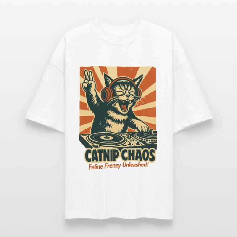 DJ Kitty Vibes – Retro Cat Music Mayhem