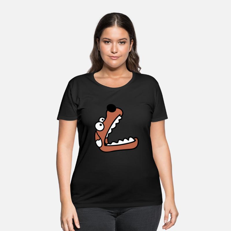 Dog Big Mouth Snout Hunger Looks Up Greedy Eating