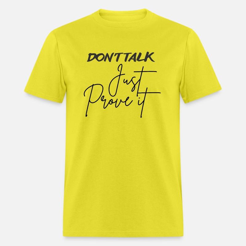 DON T TALK motivation Text